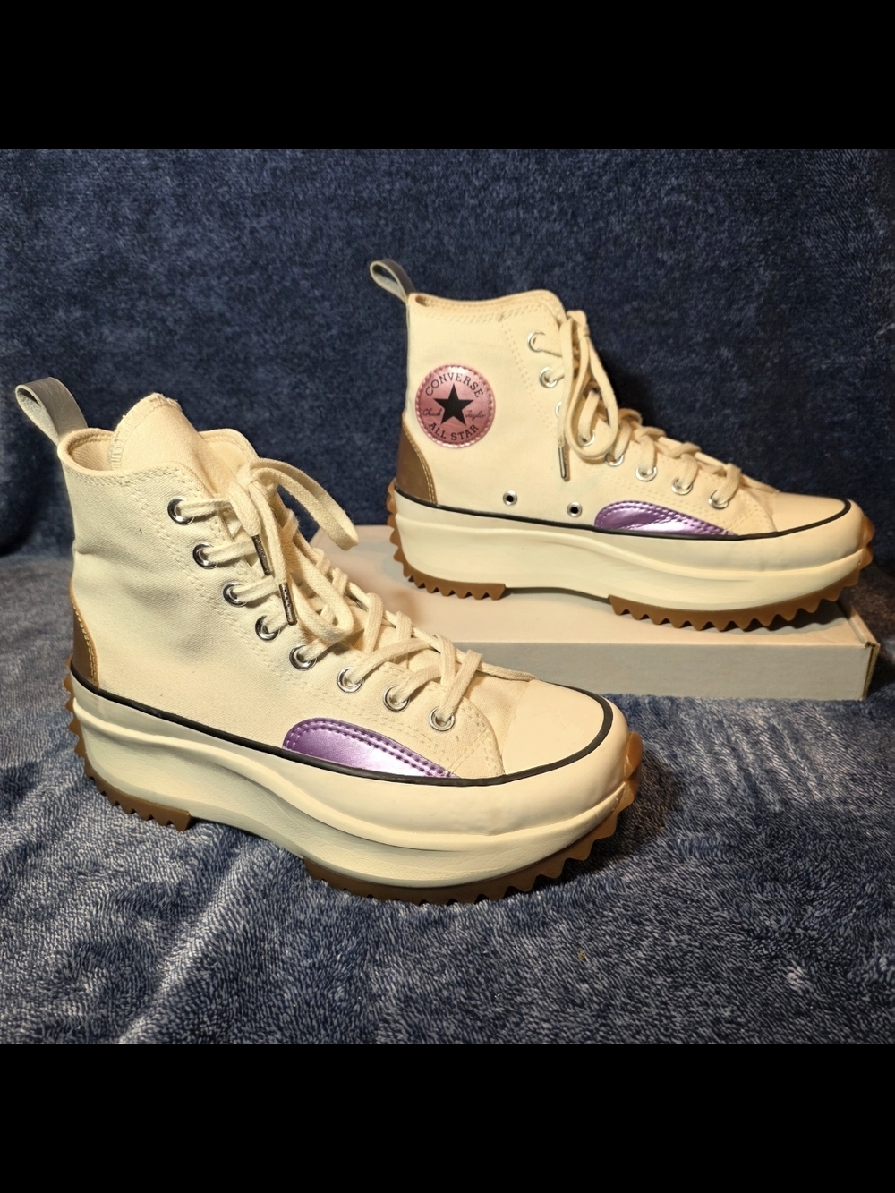 Converse Run Star Hike Platform Chrome Shoes